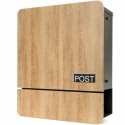 S3693 Poštová schránka Antracit + Imitácia dreva