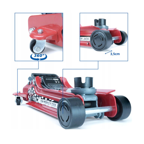 Hydraulický zdvihák nízkoprofilový 2,5T SN10559